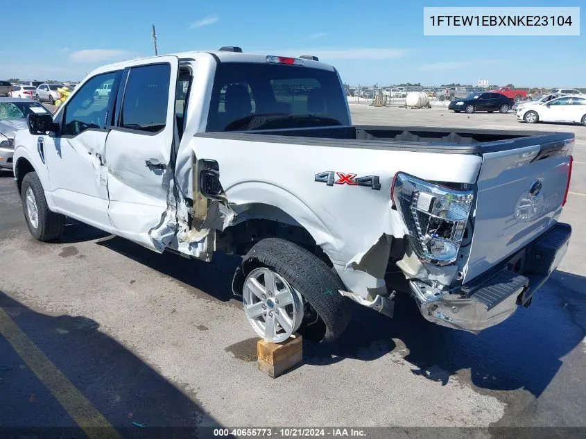 2022 Ford F-150 Xlt VIN: 1FTEW1EBXNKE23104 Lot: 40655773