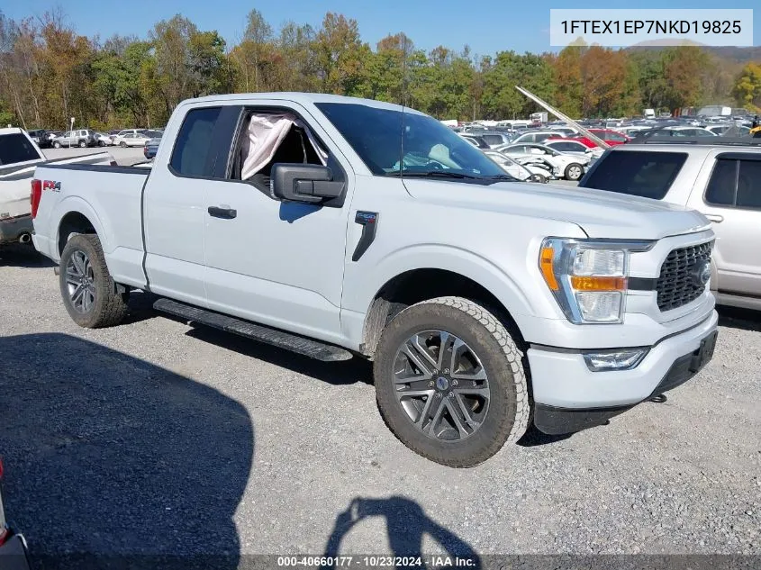 2022 Ford F-150 Xl VIN: 1FTEX1EP7NKD19825 Lot: 40660177