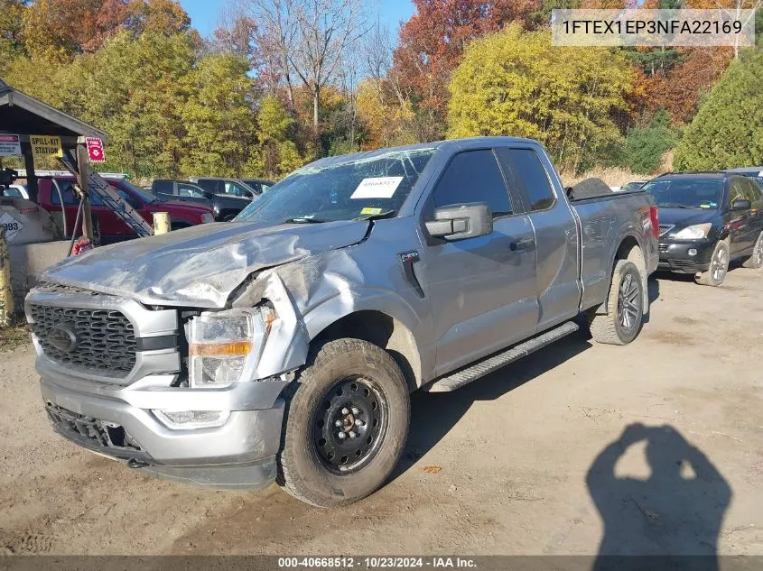 2022 Ford F-150 Xl VIN: 1FTEX1EP3NFA22169 Lot: 40668512