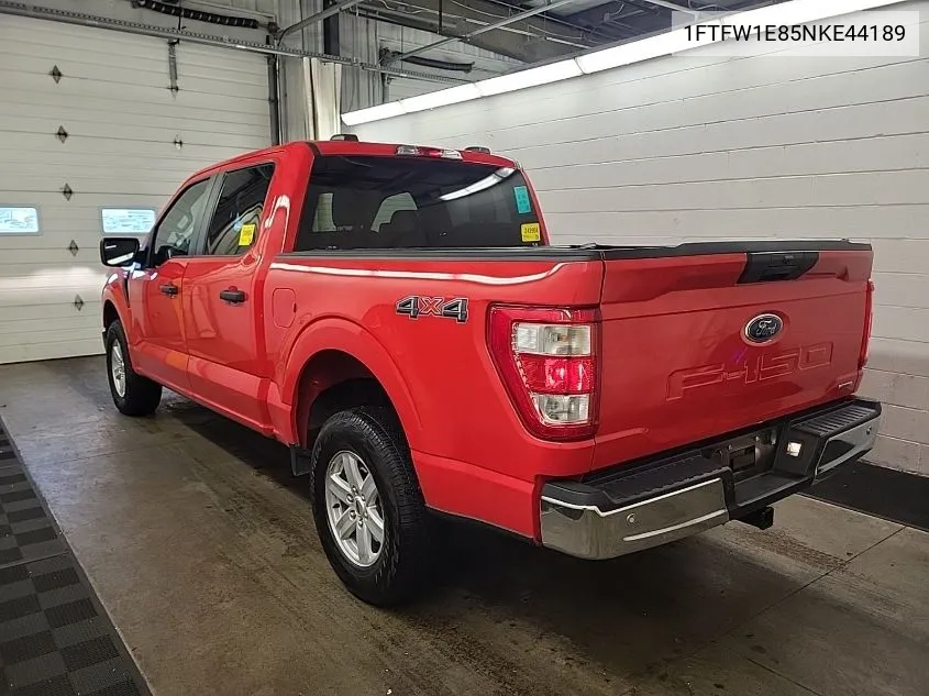 2022 Ford F-150 Xl VIN: 1FTFW1E85NKE44189 Lot: 40730916