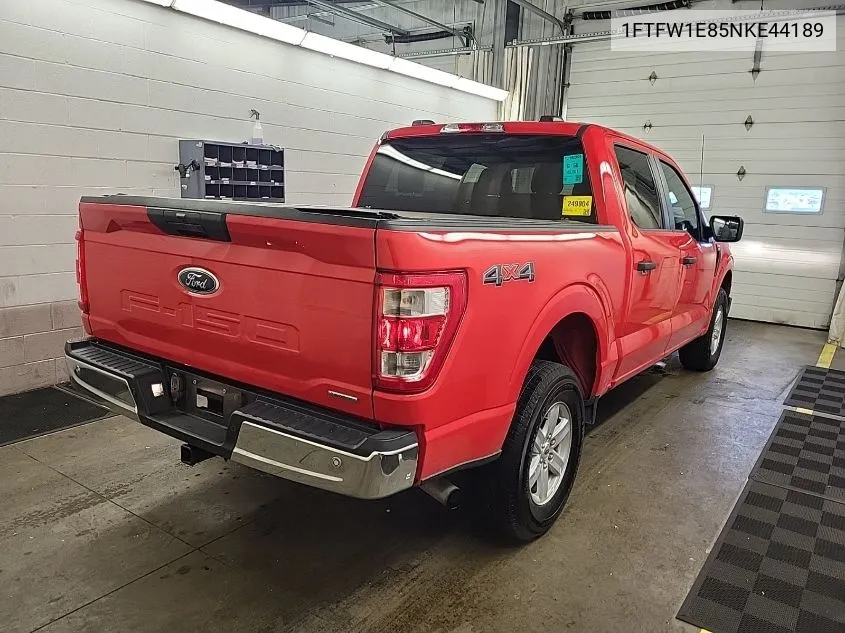 2022 Ford F-150 Xl VIN: 1FTFW1E85NKE44189 Lot: 40730916