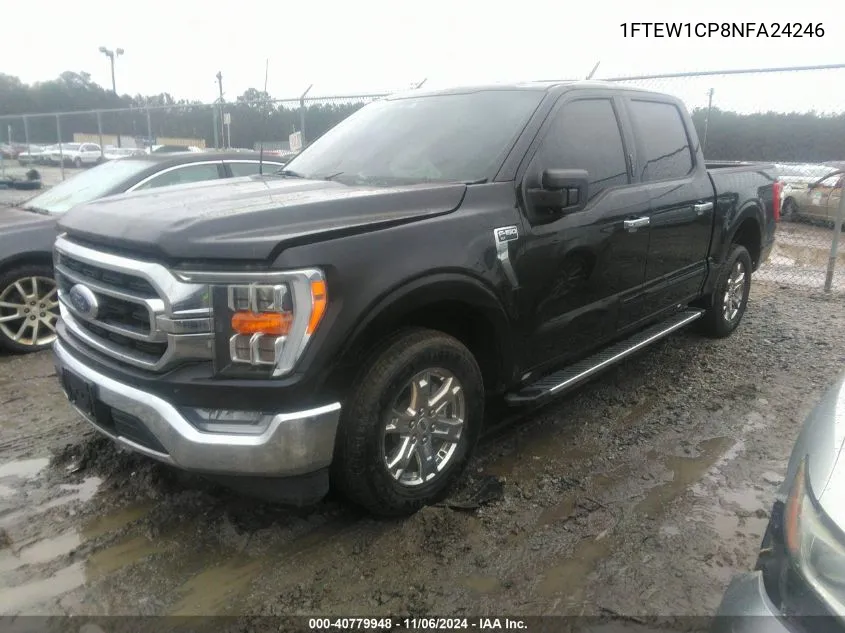 2022 Ford F-150 Xlt VIN: 1FTEW1CP8NFA24246 Lot: 40779948