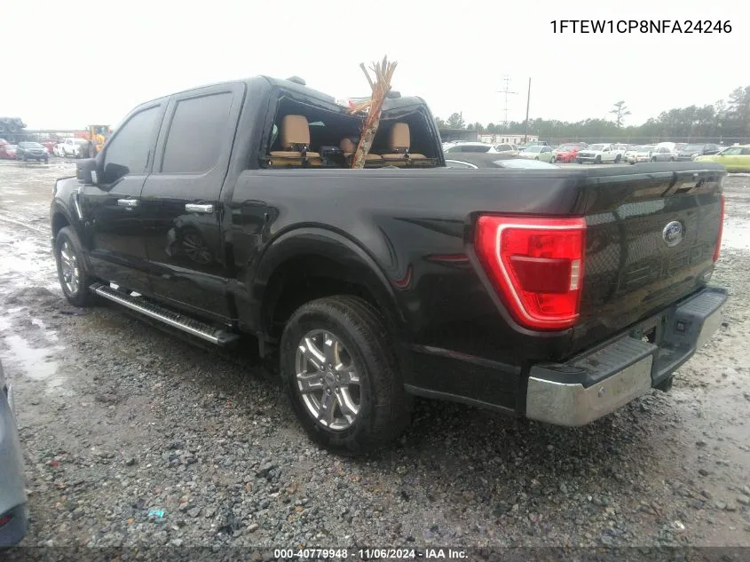 2022 Ford F-150 Xlt VIN: 1FTEW1CP8NFA24246 Lot: 40779948