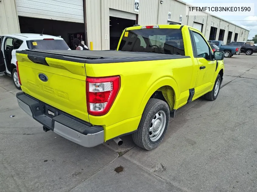 2022 Ford F150 VIN: 1FTMF1CB3NKE01590 Lot: 40783265