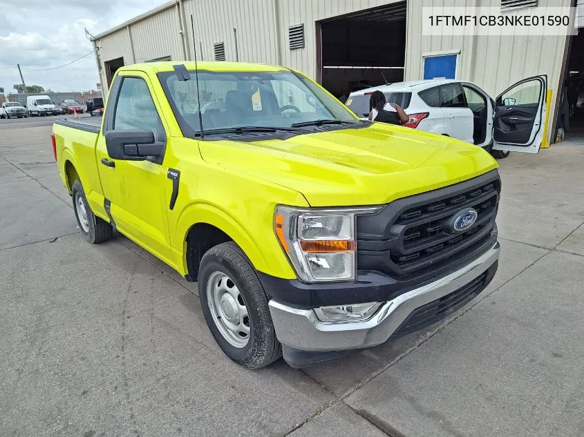 2022 Ford F150 VIN: 1FTMF1CB3NKE01590 Lot: 40783265