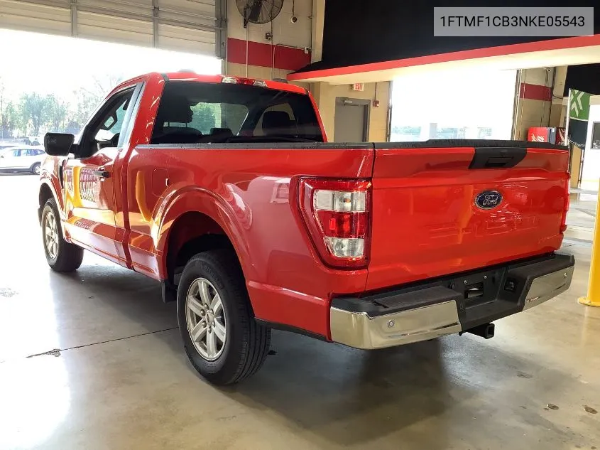 2022 Ford F150 VIN: 1FTMF1CB3NKE05543 Lot: 40784501