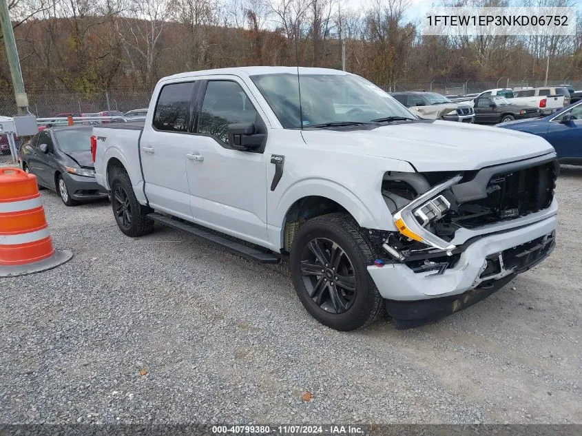 2022 Ford F-150 Xlt VIN: 1FTEW1EP3NKD06752 Lot: 40799380