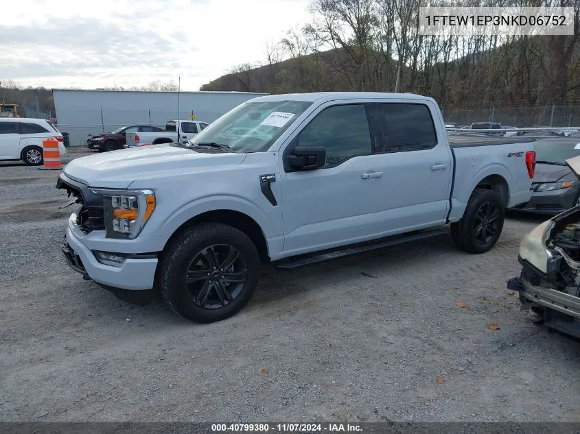 2022 Ford F-150 Xlt VIN: 1FTEW1EP3NKD06752 Lot: 40799380