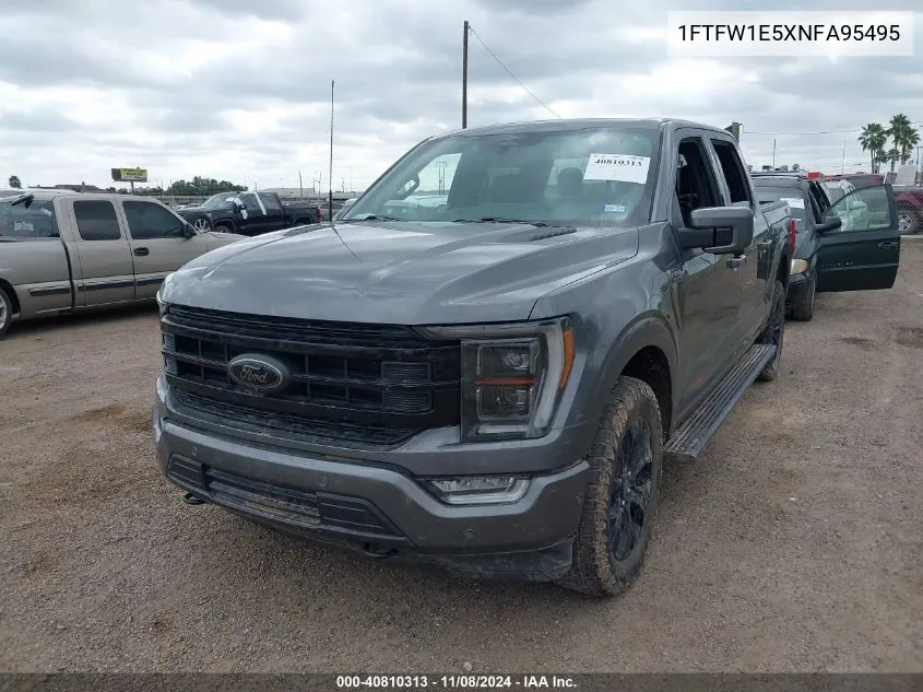 2022 Ford F-150 Platinum VIN: 1FTFW1E5XNFA95495 Lot: 40810313