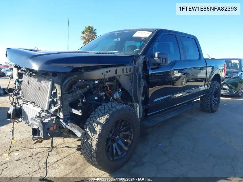 2022 Ford F-150 Tremor VIN: 1FTEW1E86NFA82393 Lot: 40822953