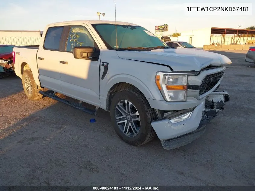 1FTEW1CP2NKD67481 2022 Ford F-150 Xl