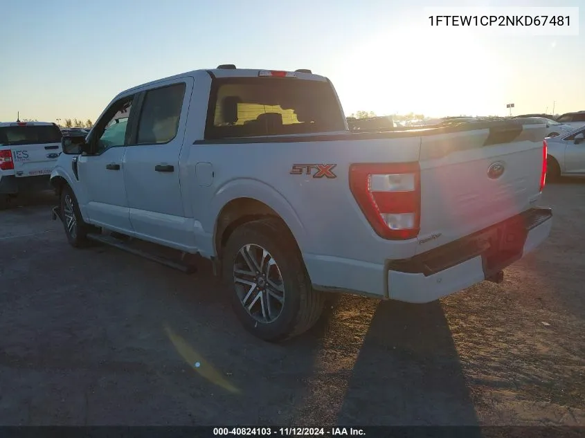 1FTEW1CP2NKD67481 2022 Ford F-150 Xl