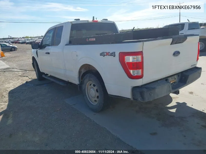 2022 Ford F-150 Xl VIN: 1FTEX1EBXNKE67956 Lot: 40833654