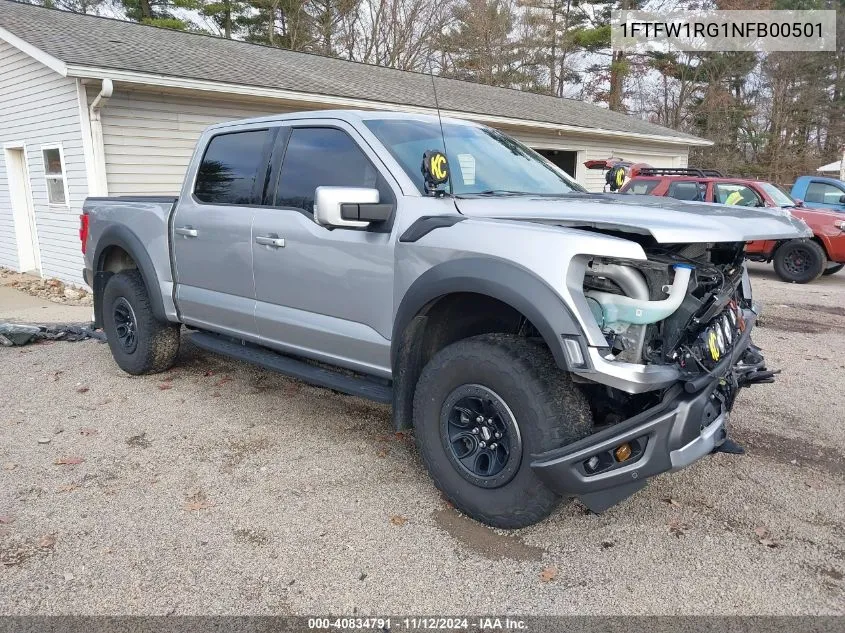 1FTFW1RG1NFB00501 2022 Ford F-150 Raptor