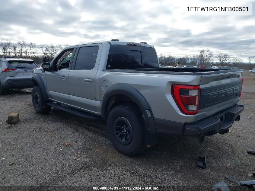 1FTFW1RG1NFB00501 2022 Ford F-150 Raptor