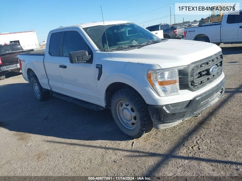 2022 Ford F-150 Xl VIN: 1FTEX1EB4NFA30575 Lot: 40877051