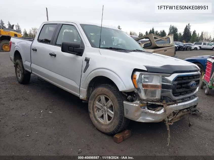 2022 Ford F-150 Xlt VIN: 1FTFW1E50NKE08951 Lot: 40898587