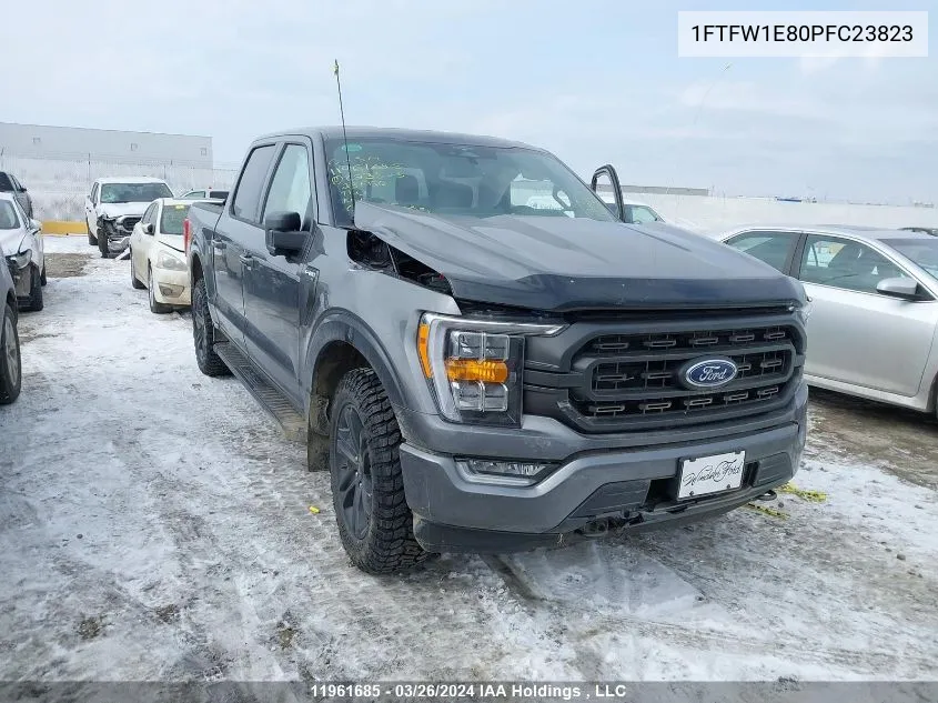 2023 Ford F150 Supercrew VIN: 1FTFW1E80PFC23823 Lot: 11961685