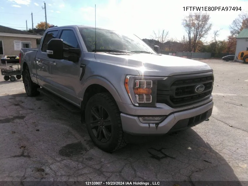 2023 Ford F-150 Xlt VIN: 1FTFW1E80PFA97494 Lot: 12133907