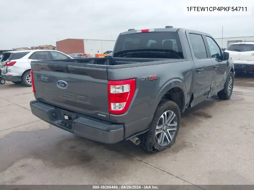 2023 Ford F-150 Xl VIN: 1FTEW1CP4PKF54711 Lot: 39286468