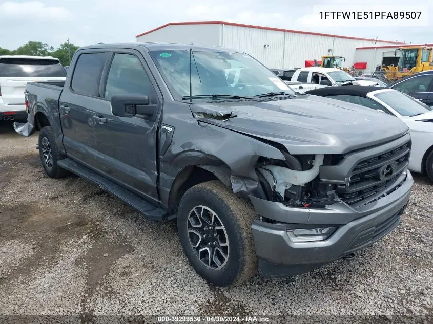 2023 Ford F-150 Xlt VIN: 1FTFW1E51PFA89507 Lot: 39299536