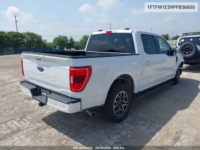 2023 Ford F-150 Xlt VIN: 1FTFW1E59PFB56600 Lot: 39305432