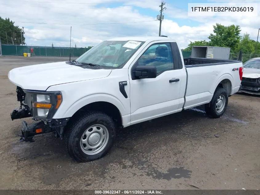 1FTMF1EB2PKD36019 2023 Ford F-150 Xl