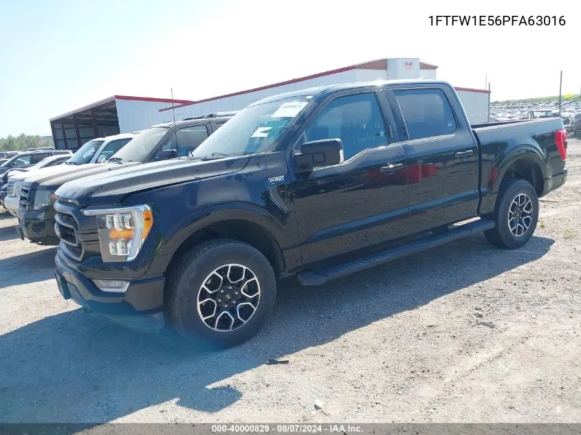 2023 Ford F-150 Xlt VIN: 1FTFW1E56PFA63016 Lot: 40000829