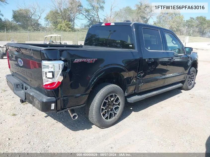 2023 Ford F-150 Xlt VIN: 1FTFW1E56PFA63016 Lot: 40000829