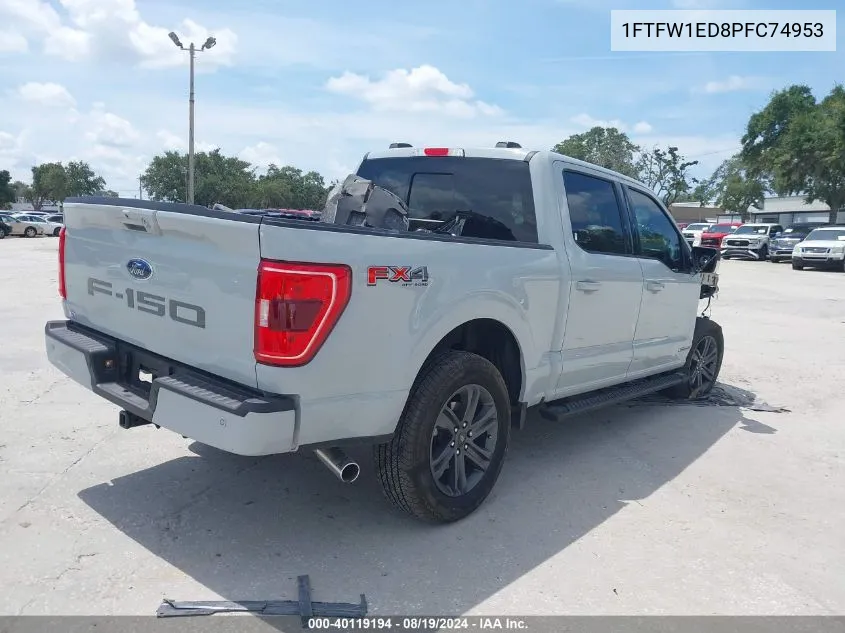 1FTFW1ED8PFC74953 2023 Ford F-150 Xlt