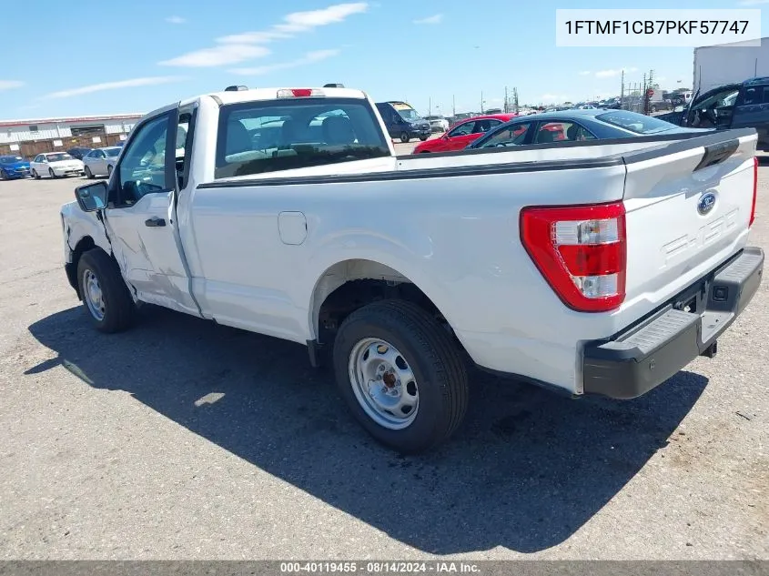 1FTMF1CB7PKF57747 2023 Ford F-150 Xl