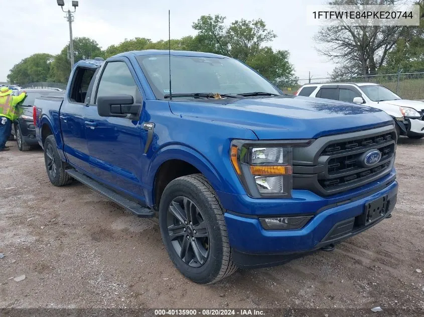 2023 Ford F-150 Xlt VIN: 1FTFW1E84PKE20744 Lot: 40135900