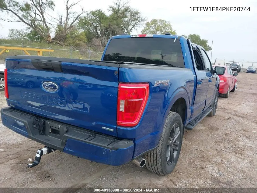 2023 Ford F-150 Xlt VIN: 1FTFW1E84PKE20744 Lot: 40135900