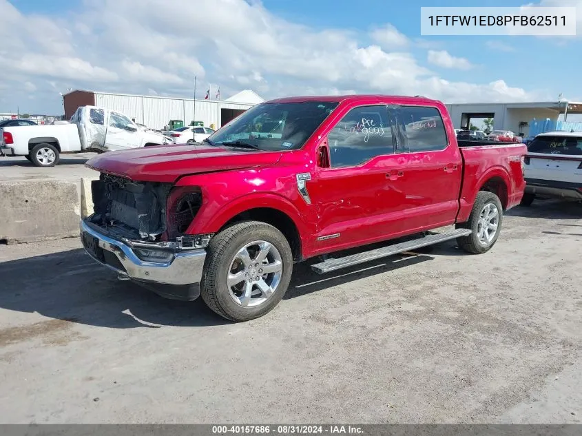 2023 Ford F-150 King Ranch VIN: 1FTFW1ED8PFB62511 Lot: 40157686