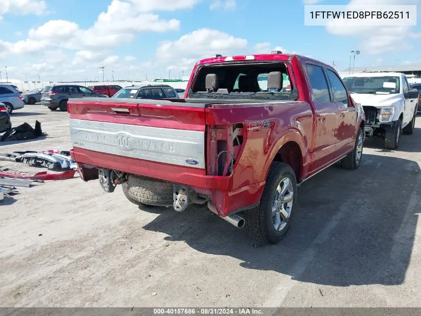 1FTFW1ED8PFB62511 2023 Ford F-150 King Ranch