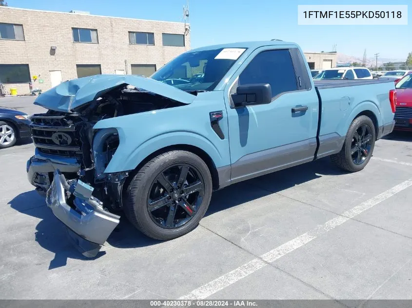 2023 Ford F-150 Xlt VIN: 1FTMF1E55PKD50118 Lot: 40230378