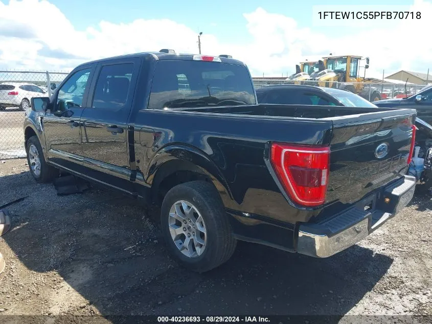 2023 Ford F-150 Xlt VIN: 1FTEW1C55PFB70718 Lot: 40236693