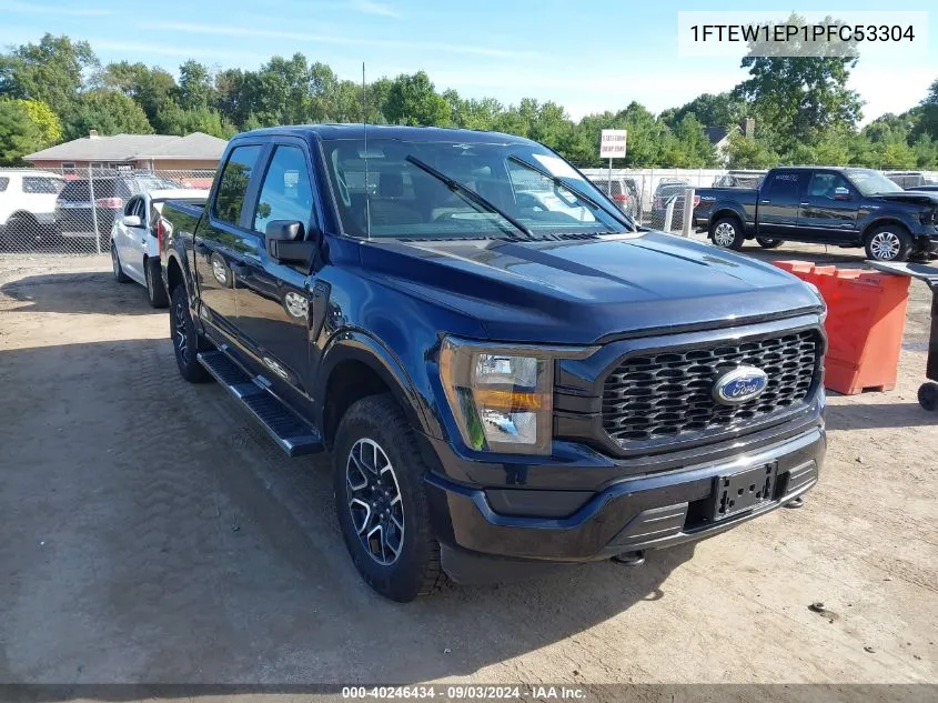 2023 Ford F-150 Xl VIN: 1FTEW1EP1PFC53304 Lot: 40246434