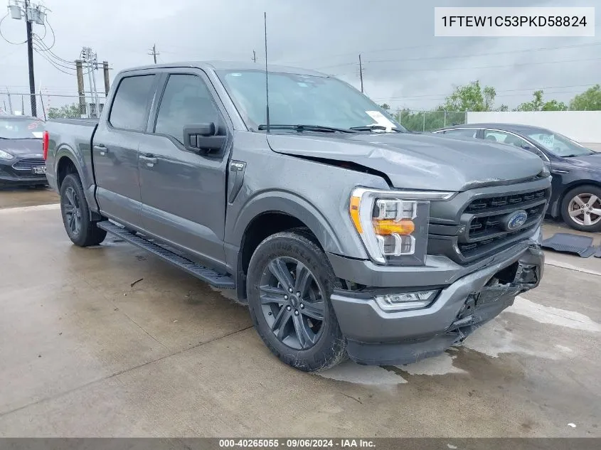 2023 Ford F-150 Xlt VIN: 1FTEW1C53PKD58824 Lot: 40265055