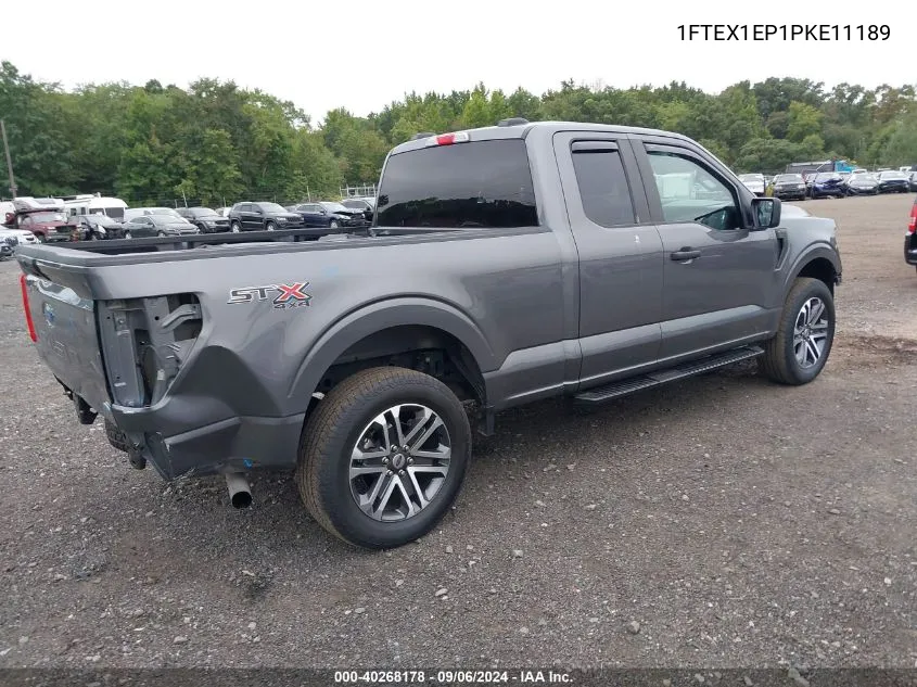 2023 Ford F-150 Xl VIN: 1FTEX1EP1PKE11189 Lot: 40268178