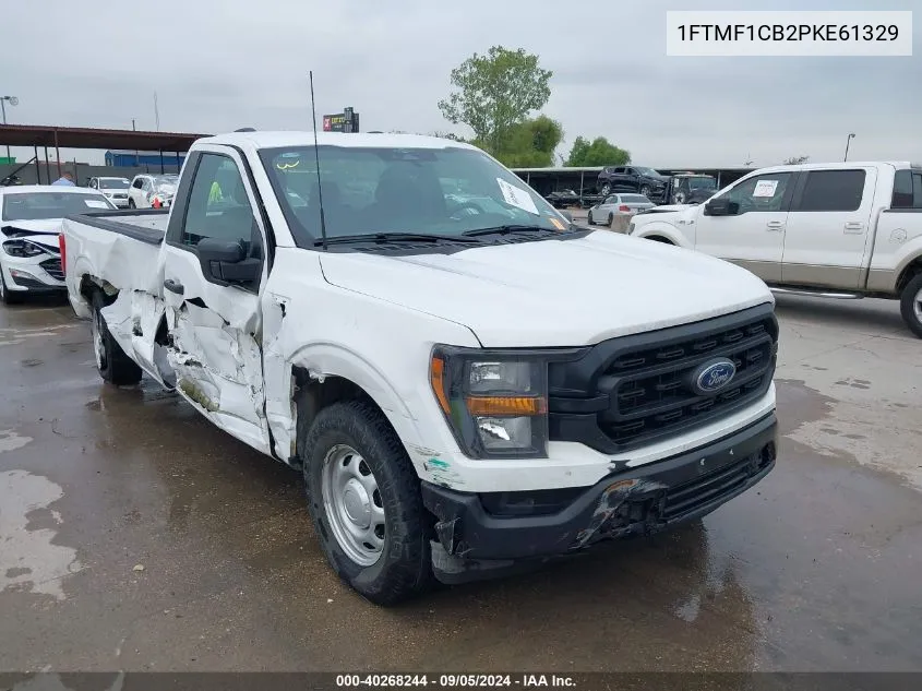 2023 Ford F-150 Xl VIN: 1FTMF1CB2PKE61329 Lot: 40268244