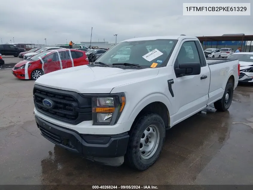 2023 Ford F-150 Xl VIN: 1FTMF1CB2PKE61329 Lot: 40268244