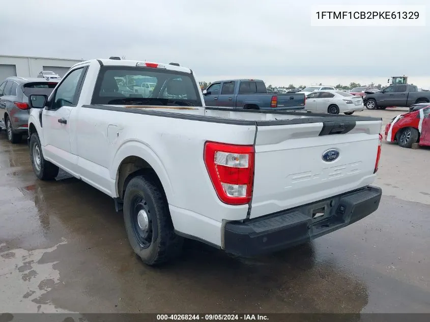 2023 Ford F-150 Xl VIN: 1FTMF1CB2PKE61329 Lot: 40268244