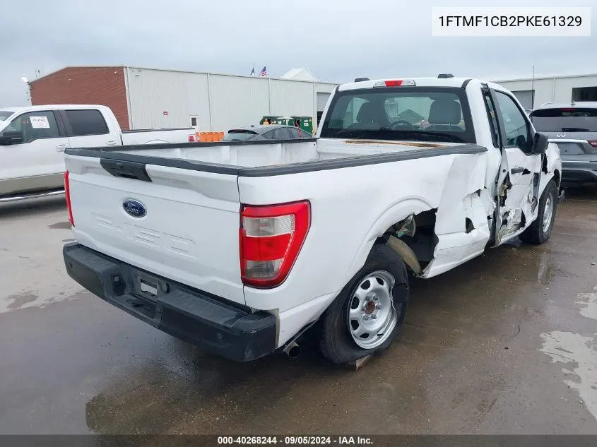 2023 Ford F-150 Xl VIN: 1FTMF1CB2PKE61329 Lot: 40268244