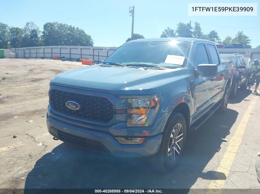 2023 Ford F-150 Xl VIN: 1FTFW1E59PKE39909 Lot: 40268958