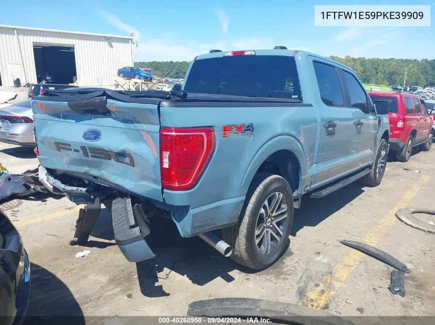 2023 Ford F-150 Xl VIN: 1FTFW1E59PKE39909 Lot: 40268958