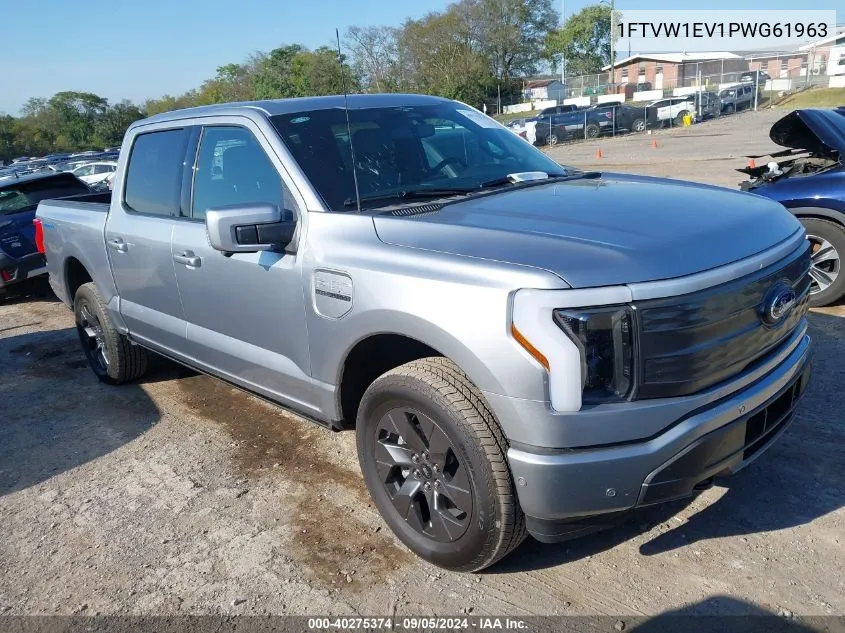 2023 Ford F150 Lightning Pro/Lightning Xlt/Lightning Lariat/Lightning Platinum VIN: 1FTVW1EV1PWG61963 Lot: 40275374