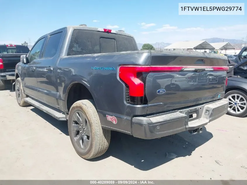 1FTVW1EL5PWG29774 2023 Ford F-150 Lightning Lariat