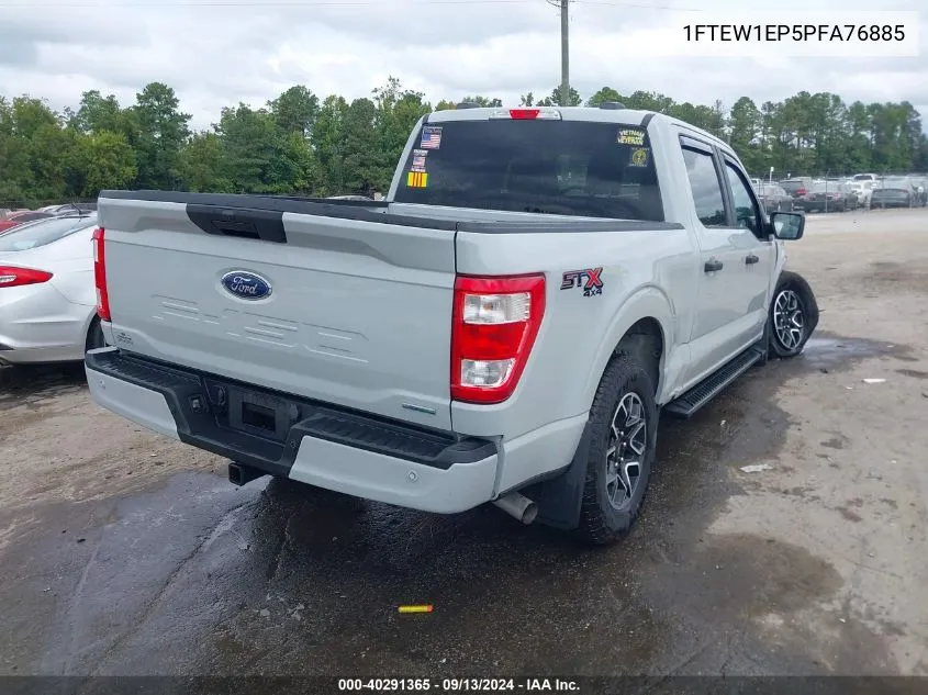 2023 Ford F-150 Xl VIN: 1FTEW1EP5PFA76885 Lot: 40291365