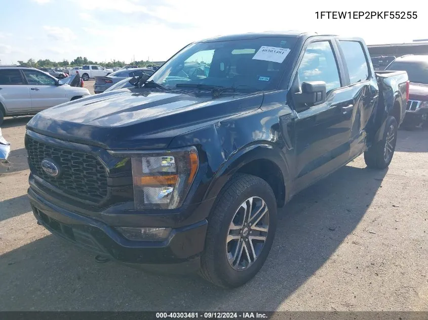 2023 Ford F-150 Xl VIN: 1FTEW1EP2PKF55255 Lot: 40303481